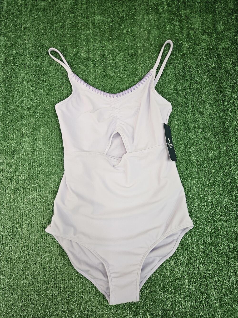 Abercrombie kids Girls' Cinched Cutout 1-Piece Swimsuit NWT Size 15/16